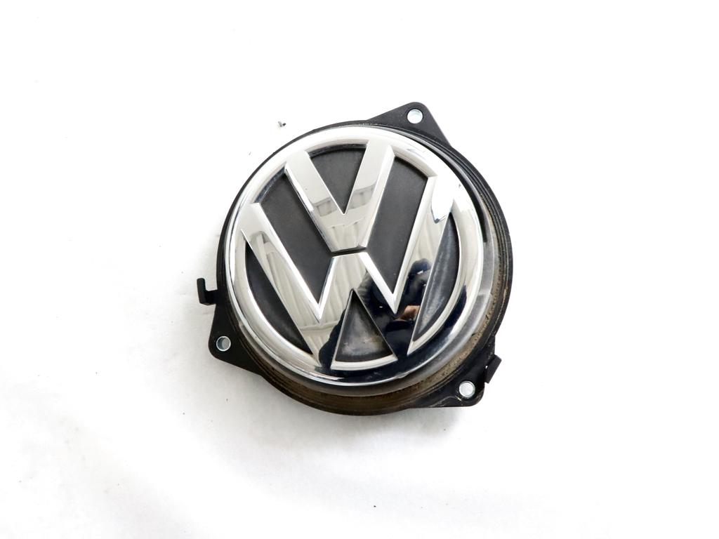 6R6827469D MANIGLIA ESTERNA STEMMA PORTELLONE COFANO POSTERIORE BAULE VOLKSWAGEN POLO 1.2 B 44KW 5M 5P (2014) RICAMBIO USATO