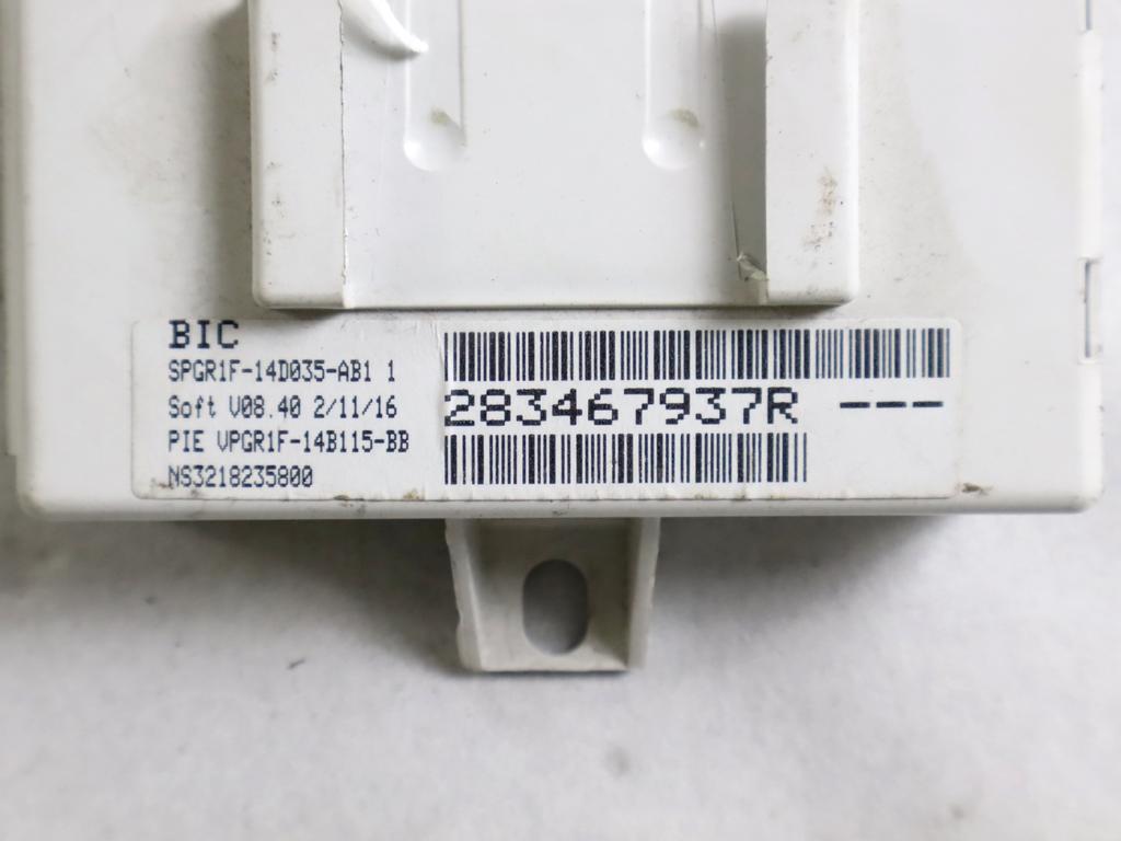 283467937R CENTRALINA MODULO AUTORADIO RENAULT CLIO 1.2 B 54KW 5M 5P (2017) RICAMBIO USATO 