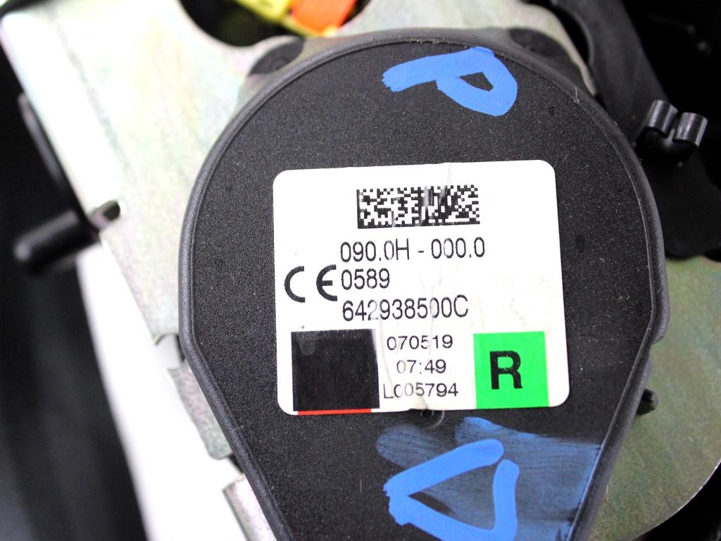 2626818 CINTURA DI SICUREZZA POSTERIORE DESTRA FORD FOCUS SW ACTIVE 1.5 D 88KW 6M 5P (2019) RICAMBIO USATO
