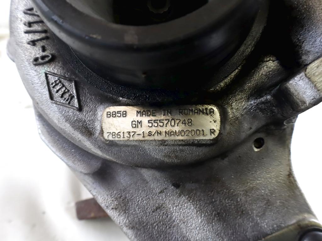 55570748 TURBINA TURBOCOMPRESSORE OPEL INSIGNIA A SW 2.0 D 118KW AUT 5P (2010) RICAMBIO USATO