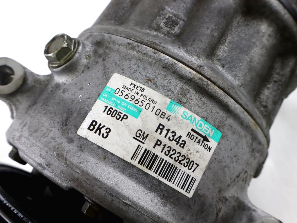 13232307 COMPRESSORE CLIMATIZZATORE CLIMA A/C OPEL INSIGNIA A SW 2.0 D 118KW AUT 5P (2010) RICAMBIO USATO