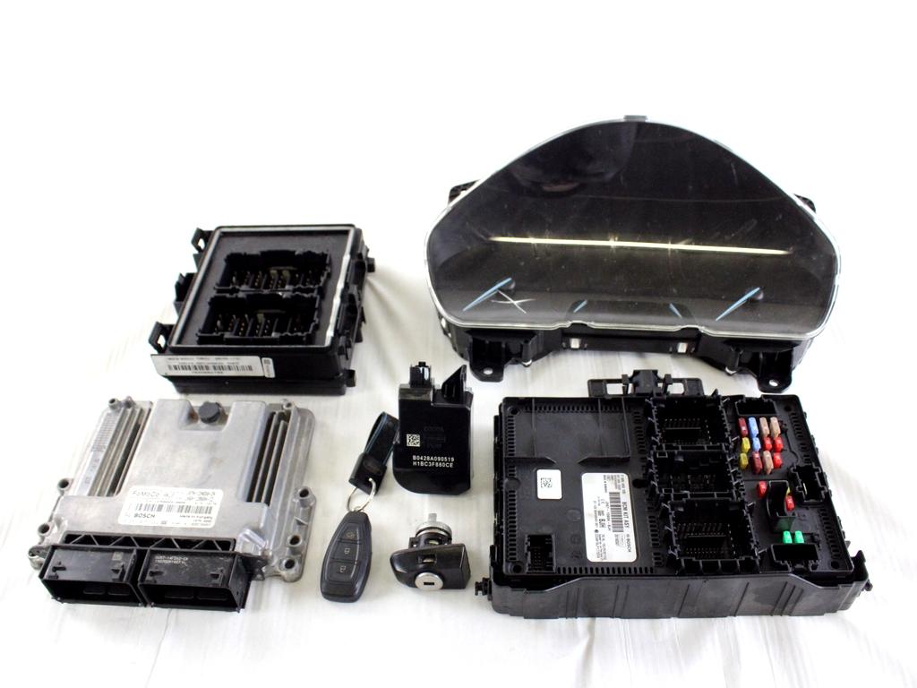 JX7A-12A650-ZA KIT ACCENSIONE AVVIAMENTO FORD FOCUS SW ACTIVE 1.5 D 88KW 6M 5P (2019) RICAMBIO USATO CON CENTRALINA MOTORE, BLOCCHETTI ACCENSIONE APERTURA CON CHIAVE, QUADRO STRUMENTI CONTACHILOMETRI JX6T-14D068-AD JX6T-15604-BJH JX7T-14C026-CAK