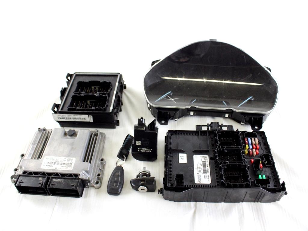 JX7A-12A650-ZA KIT ACCENSIONE AVVIAMENTO FORD FOCUS SW ACTIVE 1.5 D 88KW 6M 5P (2019) RICAMBIO USATO CON CENTRALINA MOTORE, BLOCCHETTI ACCENSIONE APERTURA CON CHIAVE, QUADRO STRUMENTI CONTACHILOMETRI JX6T-14D068-AD JX6T-15604-BJH JX7T-14C026-CAK