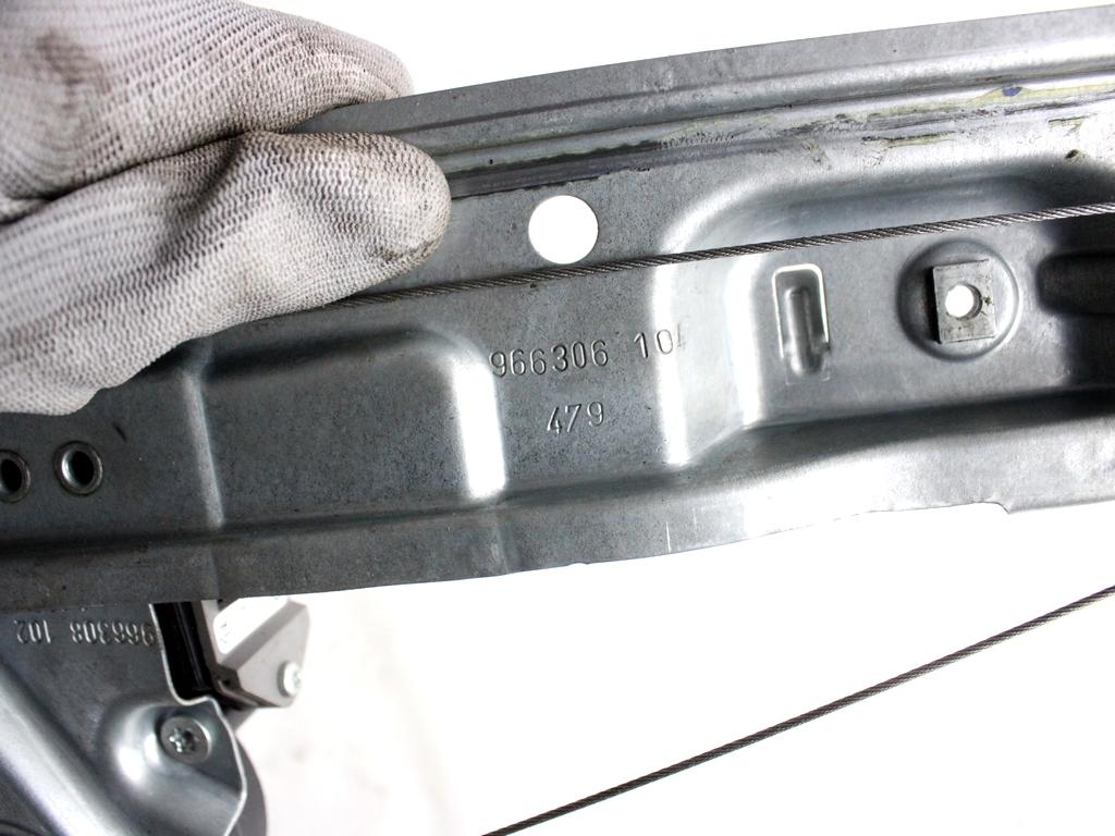 20952723 MOTORINO MECCANISMO ALZA-VETRO ALZA-CRISTALLO PORTA POSTERIORE SINISTRA OPEL INSIGNIA A SW 2.0 D 118KW AUT 5P (2010) RICAMBIO USATO