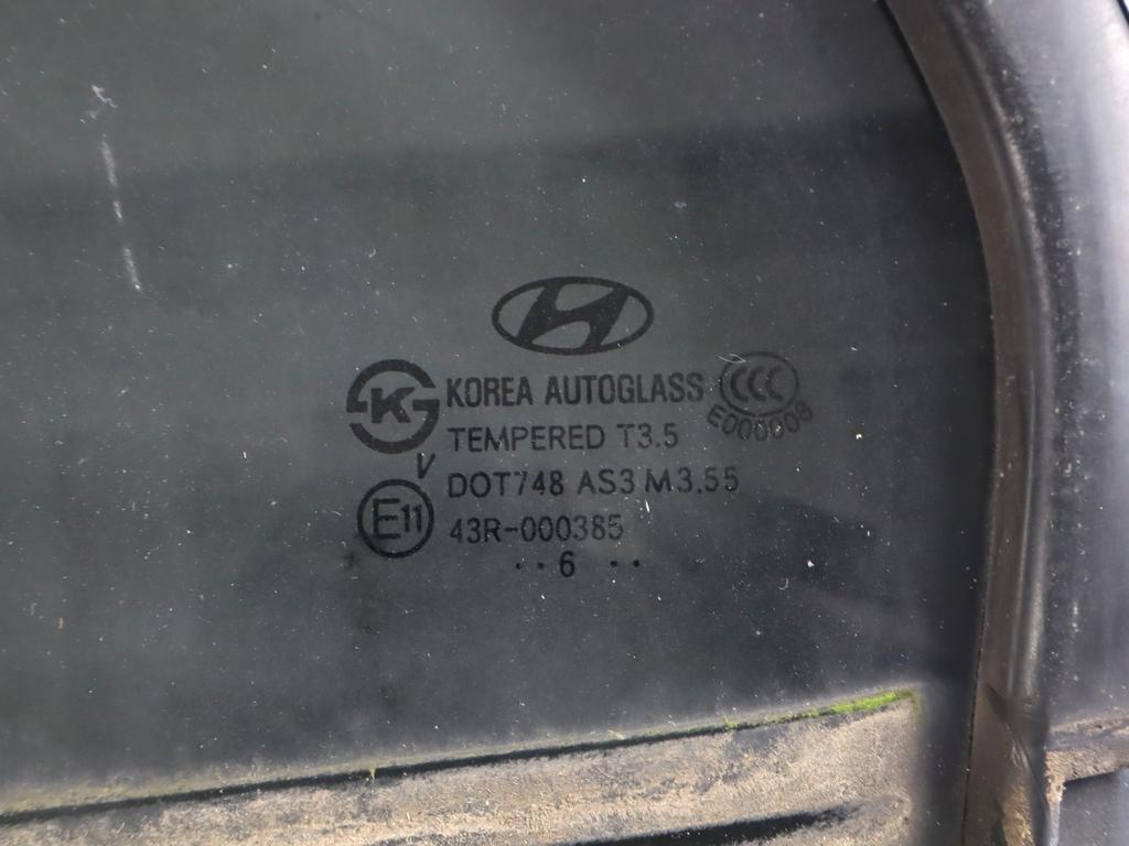 834172B020 VETRO FISSO PORTA POSTERIORE SINISTRA OSCURATO HYUNDAI SANTAFE 2.2 D 4X4 114KW 5M 5P (2007) RICAMBIO USATO 