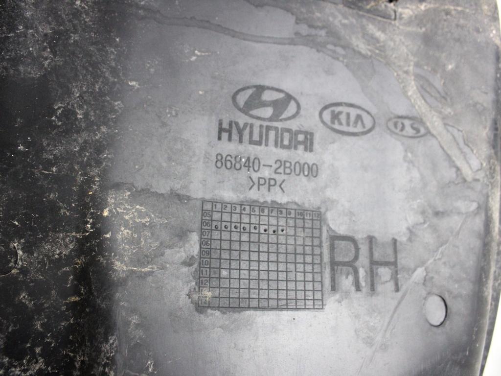 86845-2B000 PARASALE PARASASSI POSTERIORE DESTRO HYUNDAI SANTAFE 2.2 D 4X4 114KW 5M 5P (2007) RICAMBIO USATO 