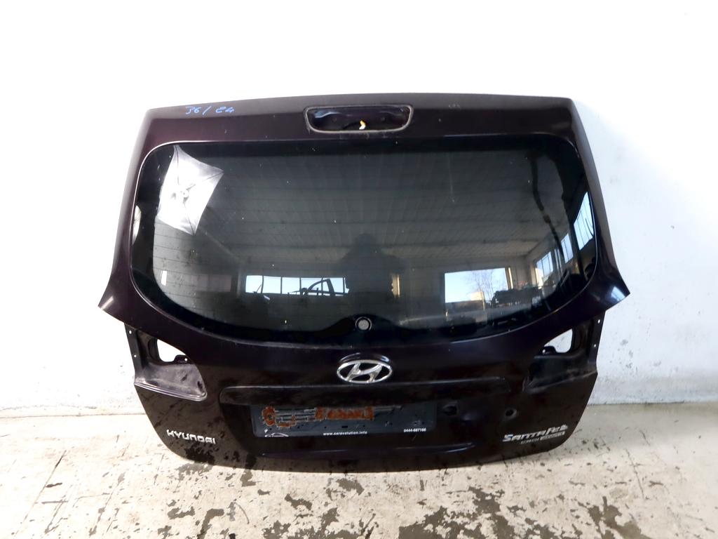 737002B180 PORTELLONE COFANO POSTERIORE BAULE HYUNDAI SANTAFE 2.2 D 4X4 114KW 5M 5P (2007) RICAMBIO USATO CON LUNOTTO TERMICO POSTERIORE AMMACCATO
