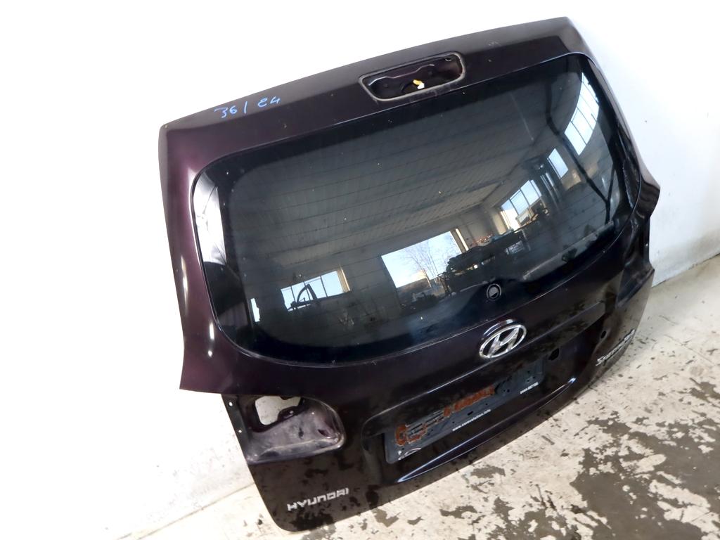 737002B180 PORTELLONE COFANO POSTERIORE BAULE HYUNDAI SANTAFE 2.2 D 4X4 114KW 5M 5P (2007) RICAMBIO USATO CON LUNOTTO TERMICO POSTERIORE AMMACCATO
