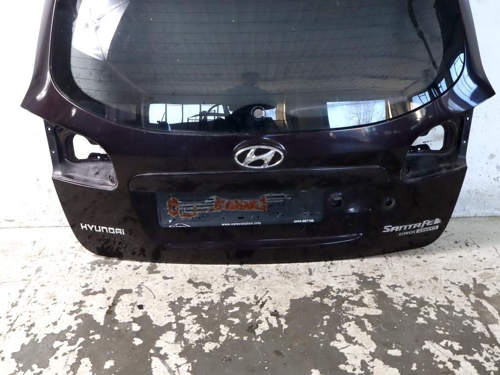 737002B180 PORTELLONE COFANO POSTERIORE BAULE HYUNDAI SANTAFE 2.2 D 4X4 114KW 5M 5P (2007) RICAMBIO USATO CON LUNOTTO TERMICO POSTERIORE AMMACCATO