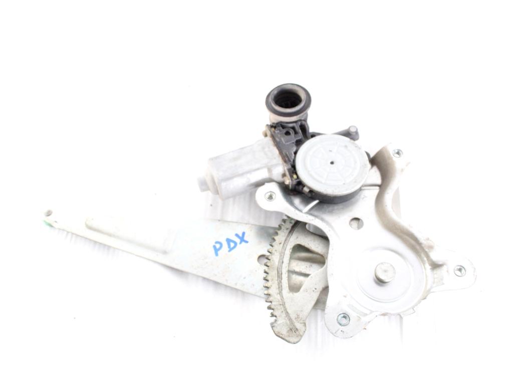 6980342020 MOTORINO MECCANISMO ALZA-VETRO ALZA-CRISTALLO PORTA POSTERIORE DESTRA TOYOTA RAV4 2.0 D 4X4 85KW 5M 5P (2003) RICAMBIO USATO 