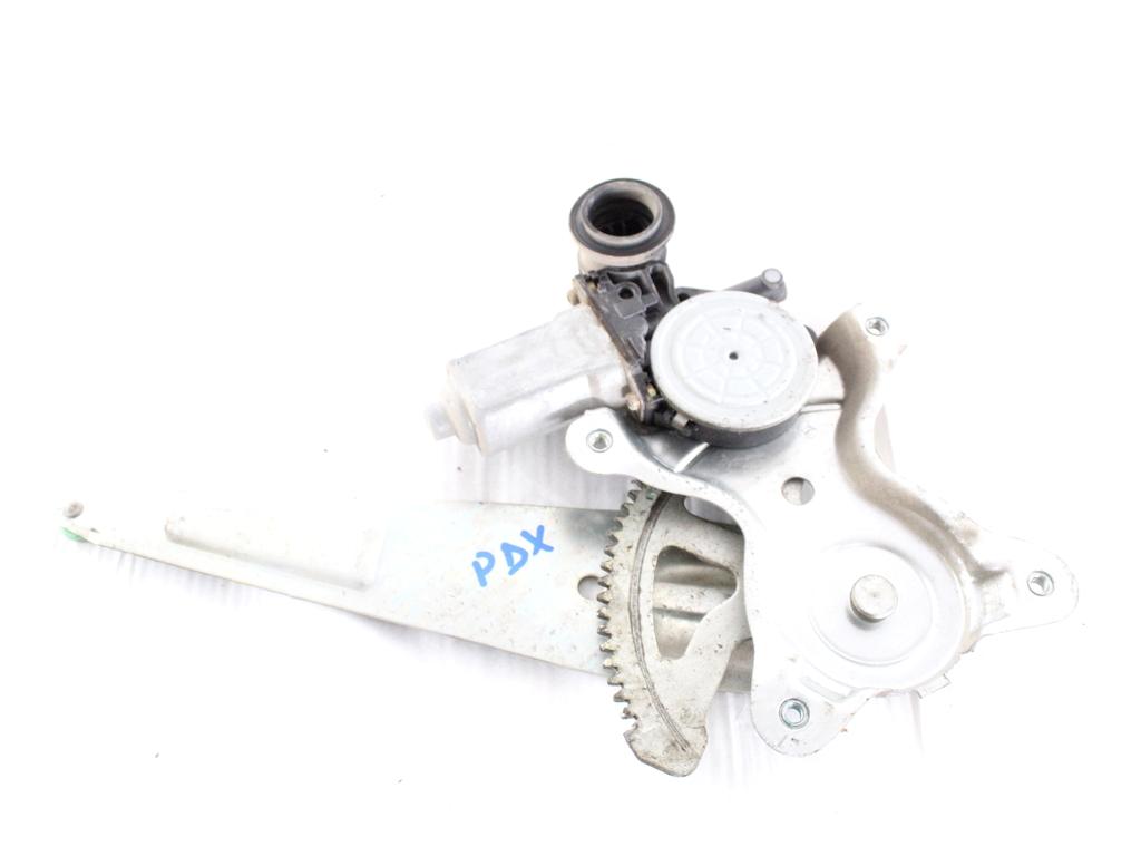 6980342020 MOTORINO MECCANISMO ALZA-VETRO ALZA-CRISTALLO PORTA POSTERIORE DESTRA TOYOTA RAV4 2.0 D 4X4 85KW 5M 5P (2003) RICAMBIO USATO 