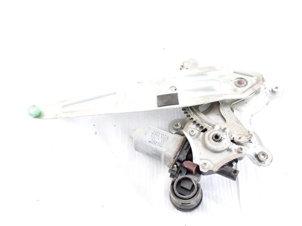 6980342020 MOTORINO MECCANISMO ALZA-VETRO ALZA-CRISTALLO PORTA POSTERIORE DESTRA TOYOTA RAV4 2.0 D 4X4 85KW 5M 5P (2003) RICAMBIO USATO 