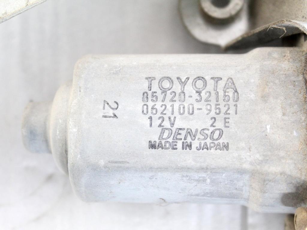 6980342020 MOTORINO MECCANISMO ALZA-VETRO ALZA-CRISTALLO PORTA POSTERIORE DESTRA TOYOTA RAV4 2.0 D 4X4 85KW 5M 5P (2003) RICAMBIO USATO 