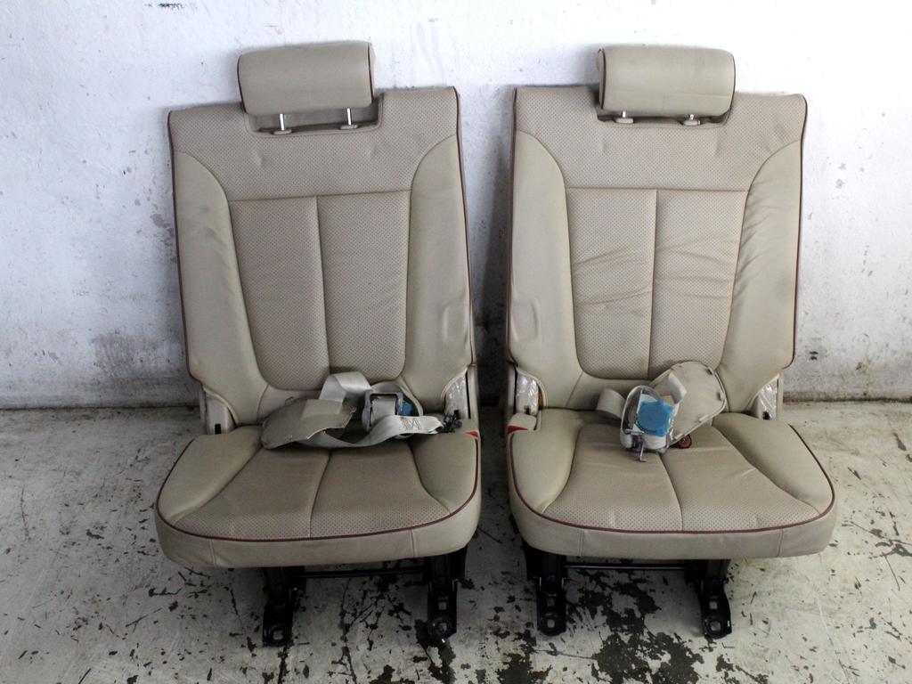 893012B401J4 COPPIA SEDILI POSTERIORI TERZA FILA IN PELLE CON CINTURE DI SICUREZZA HYUNDAI SANTAFE 2.2 D 4X4 114KW 5M 5P (2007) RICAMBIO USATO 894012B400J4