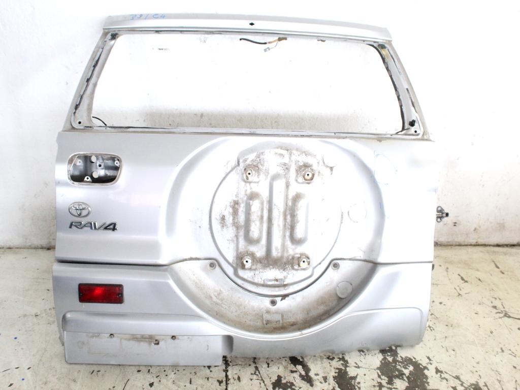 6700542261 PORTELLONE COFANO POSTERIORE BAULE TOYOTA RAV4 2.0 D 4X4 85KW 5M 5P (2003) RICAMBIO USATO