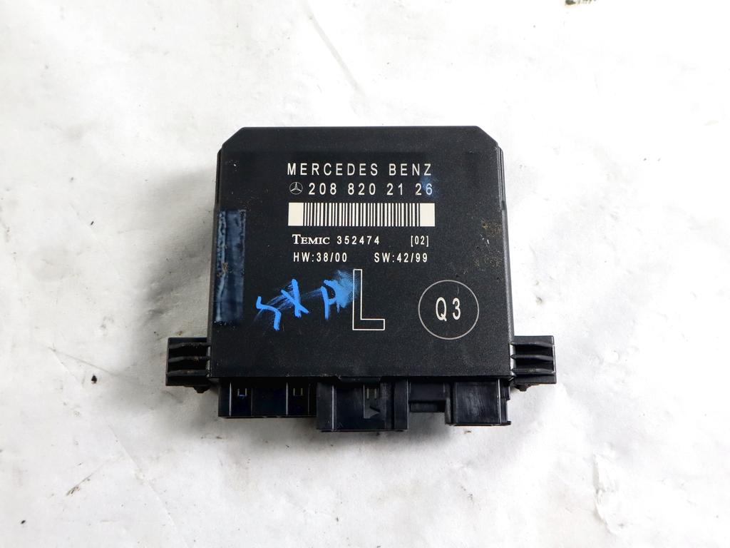 2088202126 CENTRALINA PORTA ANTERIORE SINISTRA MERCEDES CLASSE CLK 200 A208 2.0 B 120KW 6M 2P (2001) RICAMBIO USATO 