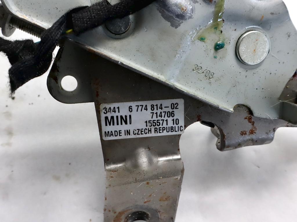 34416774814 LEVA FRENO DI STAZIONAMENTO A MANO MINI COOPER D R56 1.6 D 80KW 6M 3P (2009) RICAMBIO USATO 