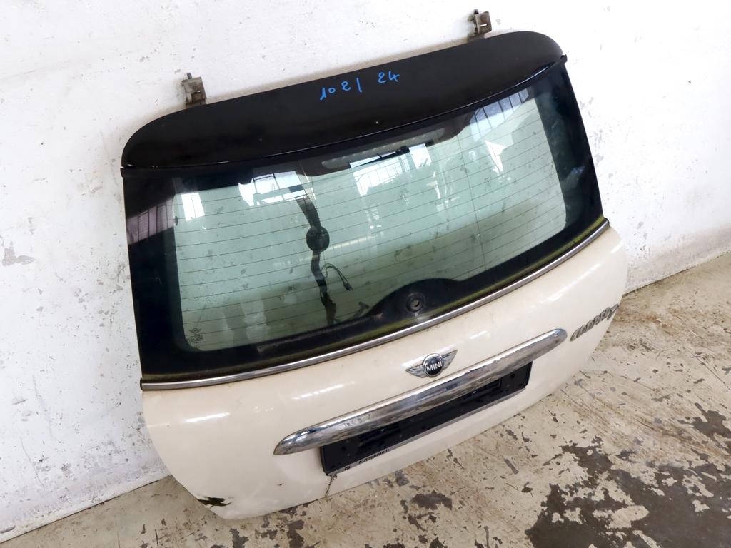 41002752015 PORTELLONE COFANO POSTERIORE BAULE MINI COOPER D R56 1.6 D 80KW 6M 3P (2009) RICAMBIO USATO CON LUNOTTO TERMICO
