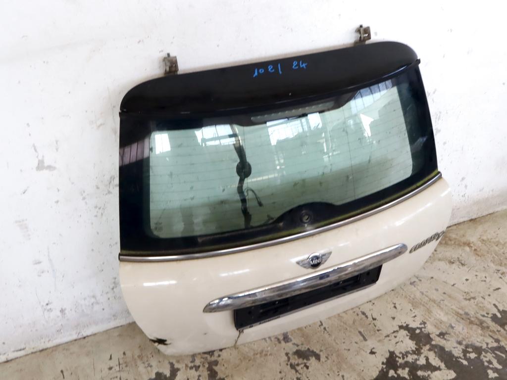 41002752015 PORTELLONE COFANO POSTERIORE BAULE MINI COOPER D R56 1.6 D 80KW 6M 3P (2009) RICAMBIO USATO CON LUNOTTO TERMICO