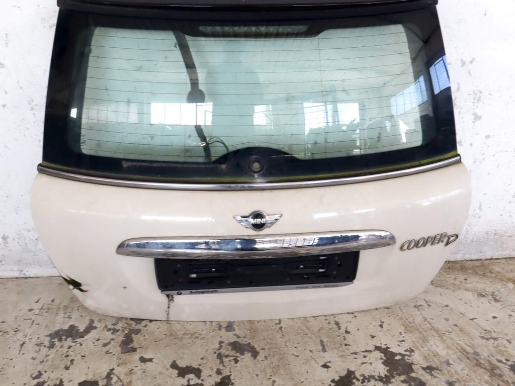 41002752015 PORTELLONE COFANO POSTERIORE BAULE MINI COOPER D R56 1.6 D 80KW 6M 3P (2009) RICAMBIO USATO CON LUNOTTO TERMICO