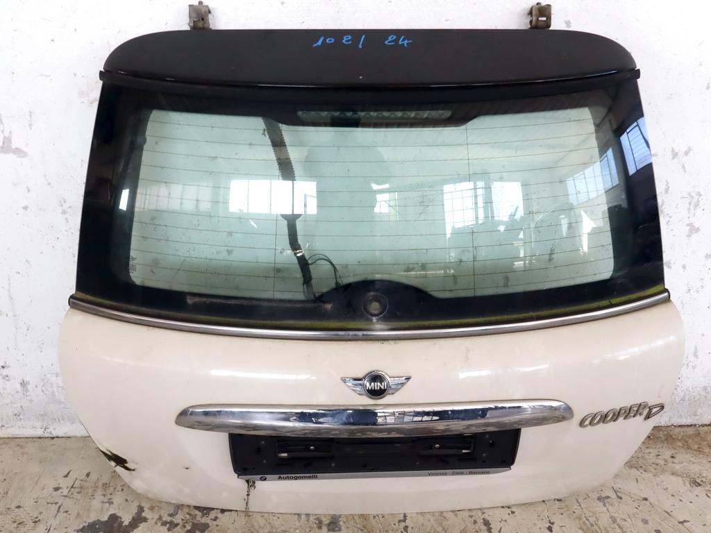 41002752015 PORTELLONE COFANO POSTERIORE BAULE MINI COOPER D R56 1.6 D 80KW 6M 3P (2009) RICAMBIO USATO CON LUNOTTO TERMICO