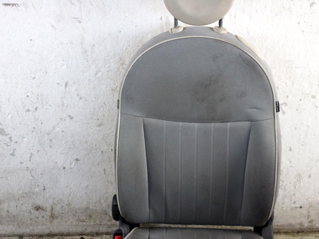 6000627664 SEDILE ANTERIORE SINISTRO GUIDATORE FIAT 500 1.3 D 55KW 5M 3P (2010) RICAMBIO USATO 