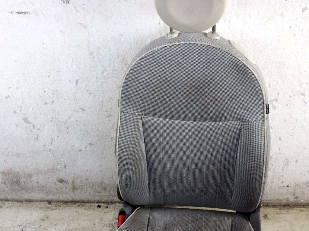 6000627664 SEDILE ANTERIORE SINISTRO GUIDATORE FIAT 500 1.3 D 55KW 5M 3P (2010) RICAMBIO USATO 