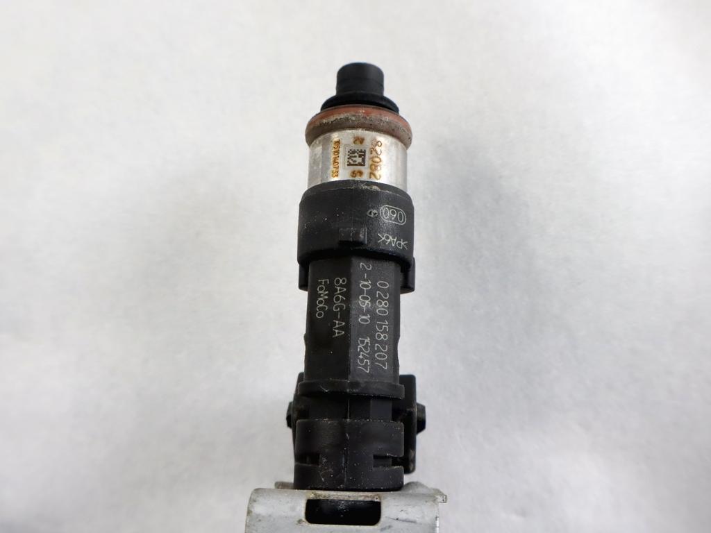 1429843 TUBO INIEZIONE E SERIE INIETTORI BENZINA FORD FIESTA 1.2 B 44KW 5M 5P (2011) RICAMBIO USATO 1429840