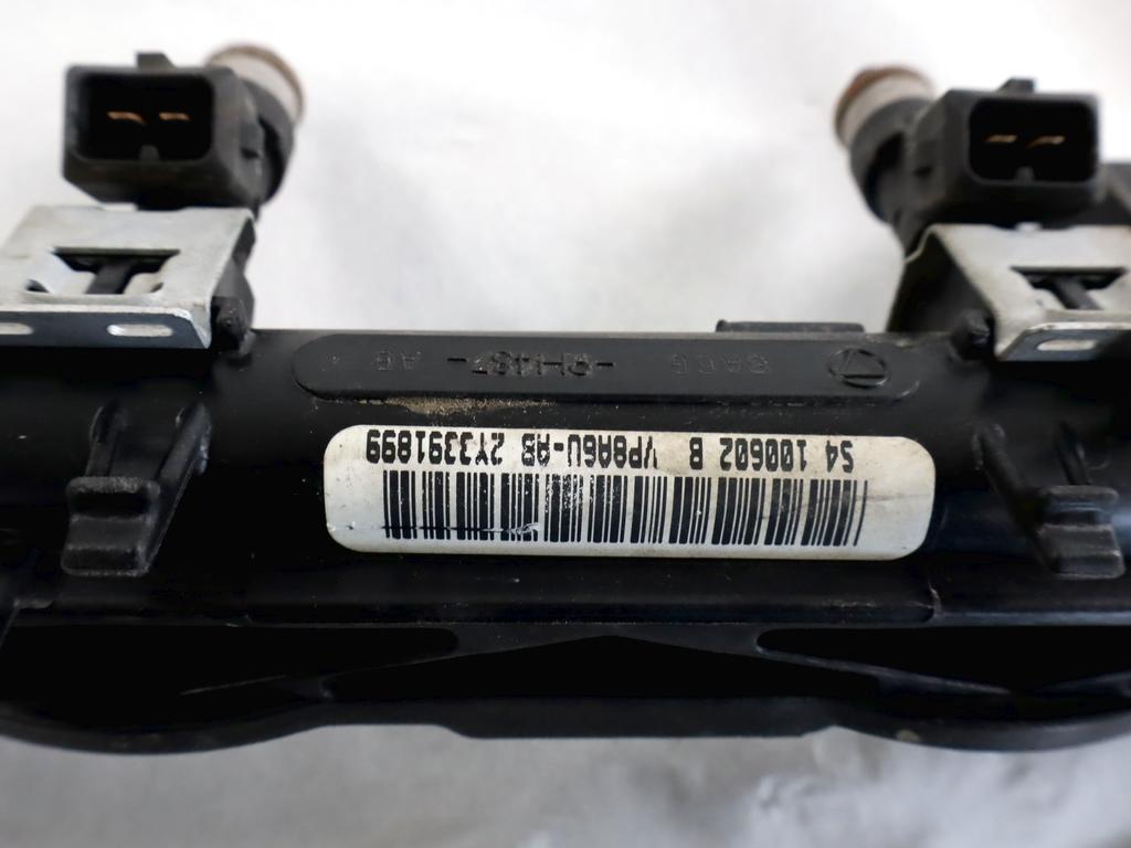 1429843 TUBO INIEZIONE E SERIE INIETTORI BENZINA FORD FIESTA 1.2 B 44KW 5M 5P (2011) RICAMBIO USATO 1429840