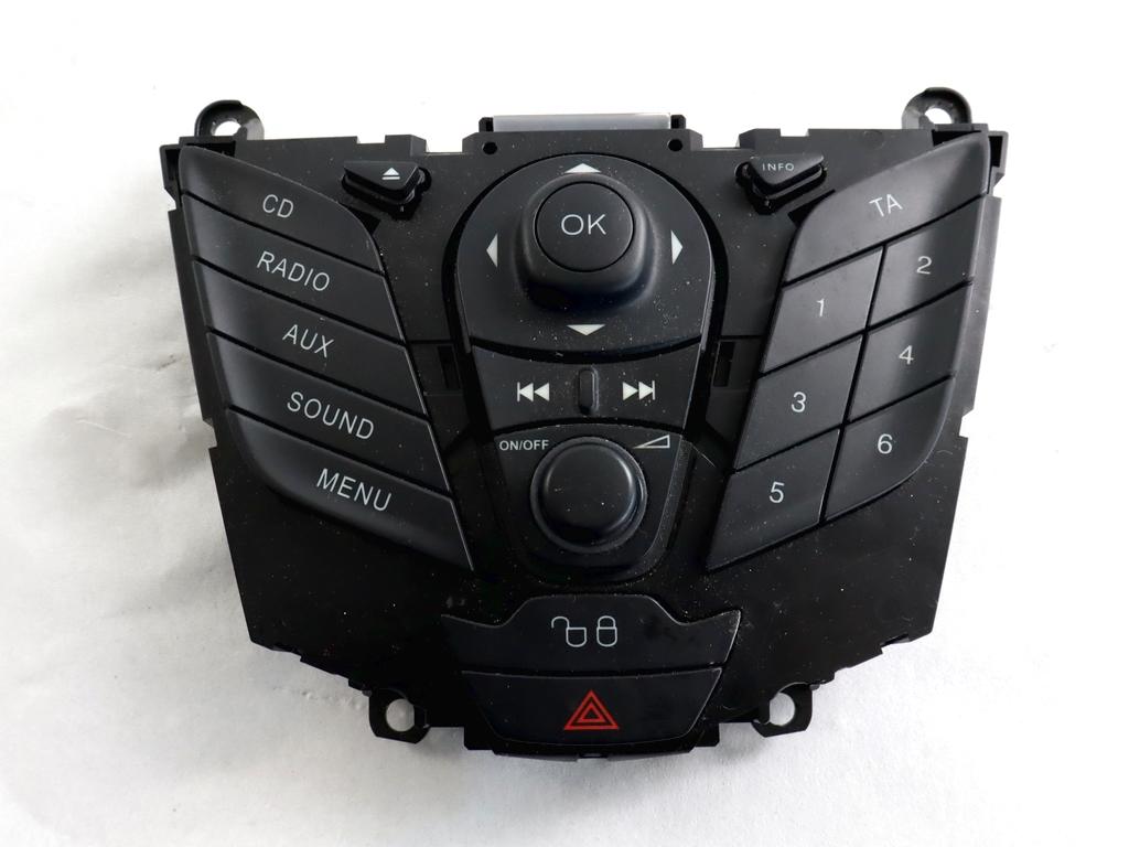 8A6T-8K811-AD GRUPPO DI COMANDO AUTORADIO FORD FIESTA 1.2 B 44KW 5M 5P (2011) RICAMBIO USATO CON INTERRUTTORE QUATTROFRECCE