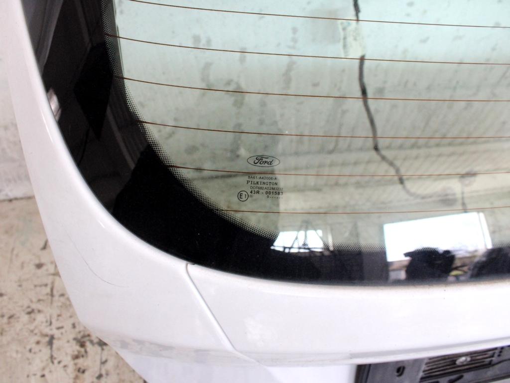 1763986 PORTELLONE COFANO POSTERIORE BAULE FORD FIESTA 1.2 B 44KW 5M 5P (2011) RICAMBIO USATO CON LUNOTTO TERMICO