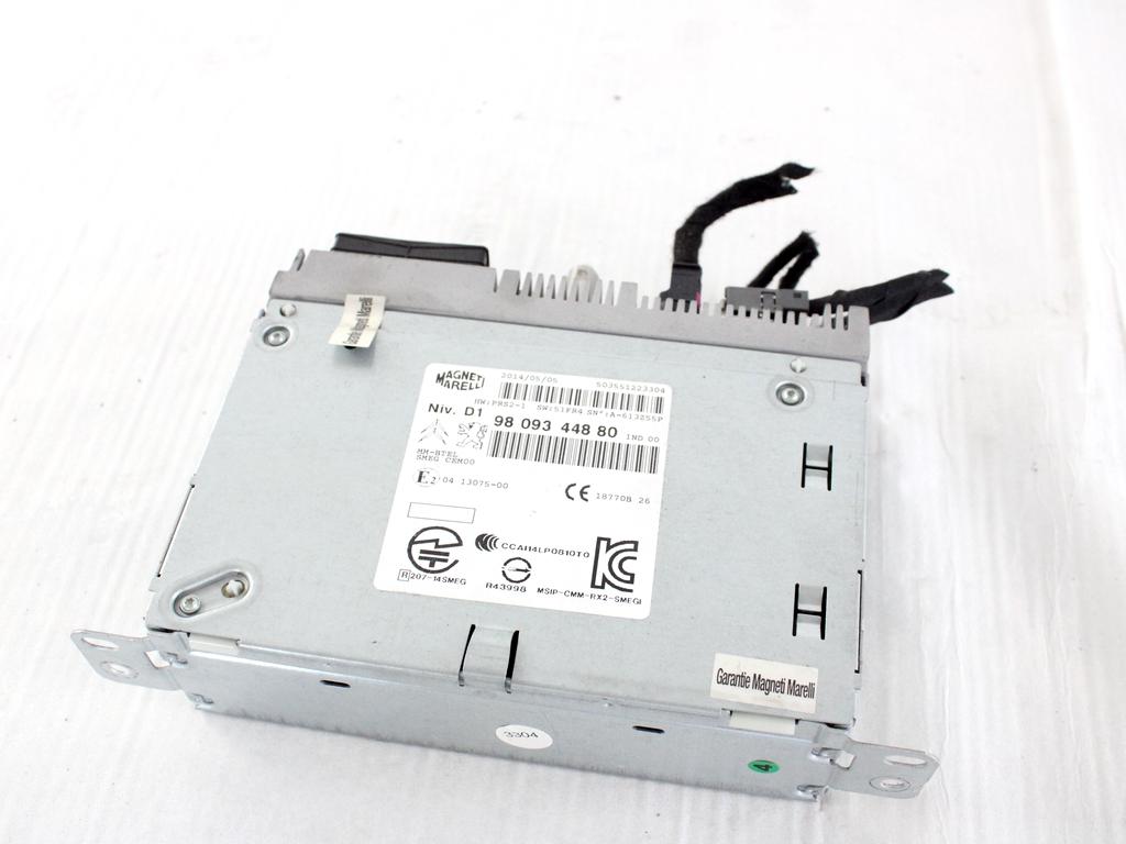9809344880 CENTRALINA SISTEMA DI NAVIGAZIONE SATELLITARE CITROEN C4 PICASSO 1.6 D 85KW 6M 5P (2014) RICAMBIO USATO