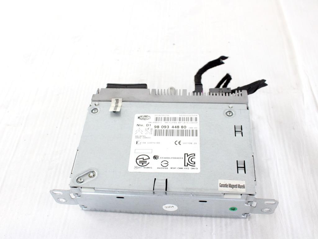 9809344880 CENTRALINA SISTEMA DI NAVIGAZIONE SATELLITARE CITROEN C4 PICASSO 1.6 D 85KW 6M 5P (2014) RICAMBIO USATO