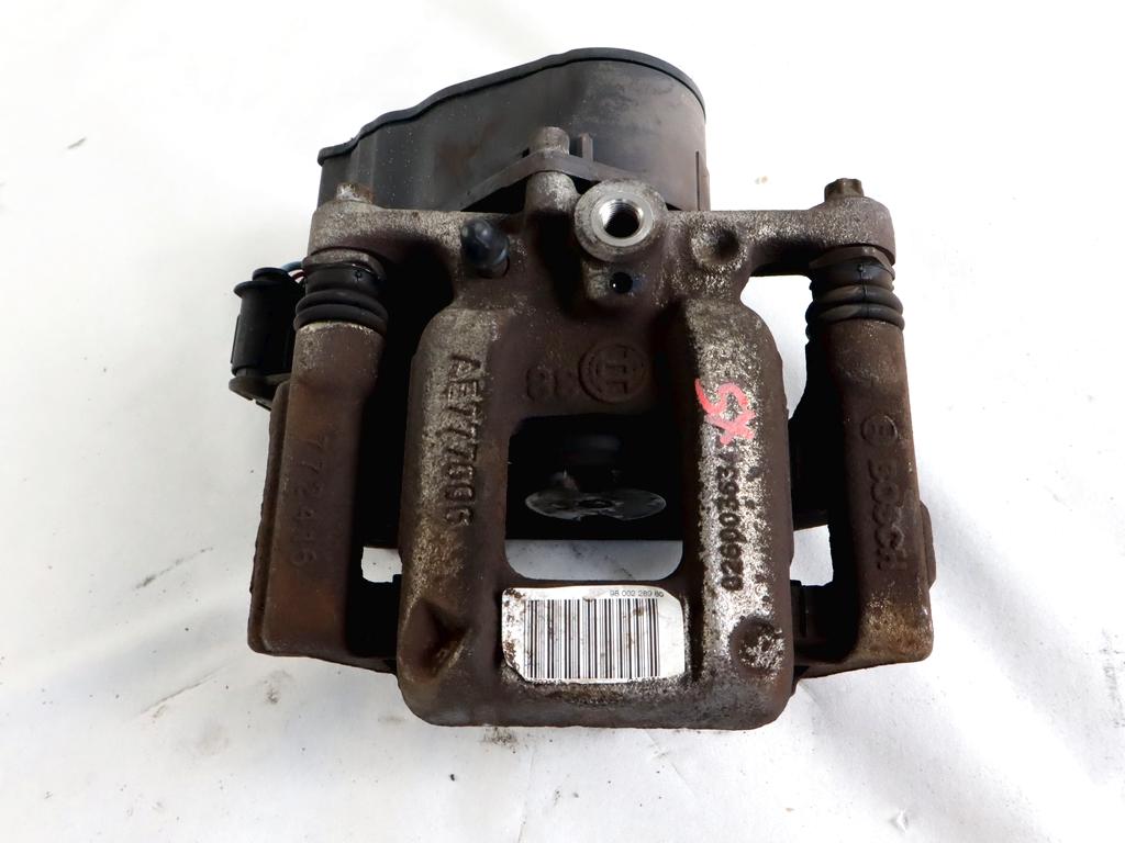 9800228980 PINZA FRENO POSTERIORE SINISTRA CITROEN C4 PICASSO 1.6 D 85KW 6M 5P (2014) RICAMBIO USATO CON MOTORINO FRENO DI STAZIONAMENTO A MANO