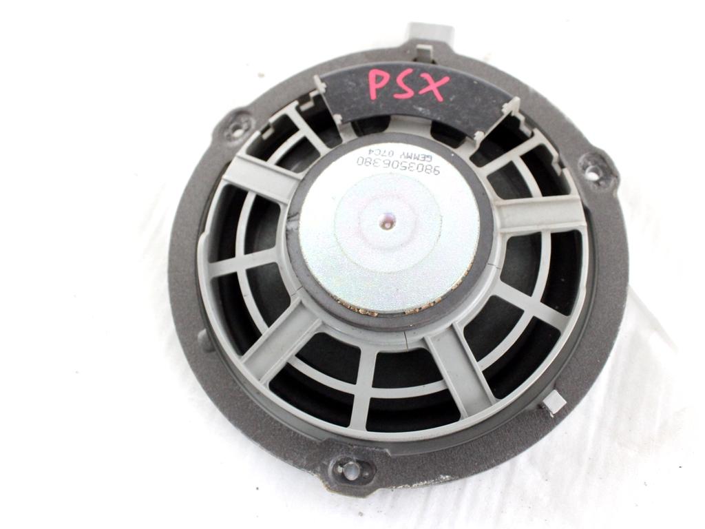 9803506380 CASSA ALTOPARLANTE PORTA CITROEN C4 PICASSO 1.6 D 85KW 6M 5P (2014) RICAMBIO USATO