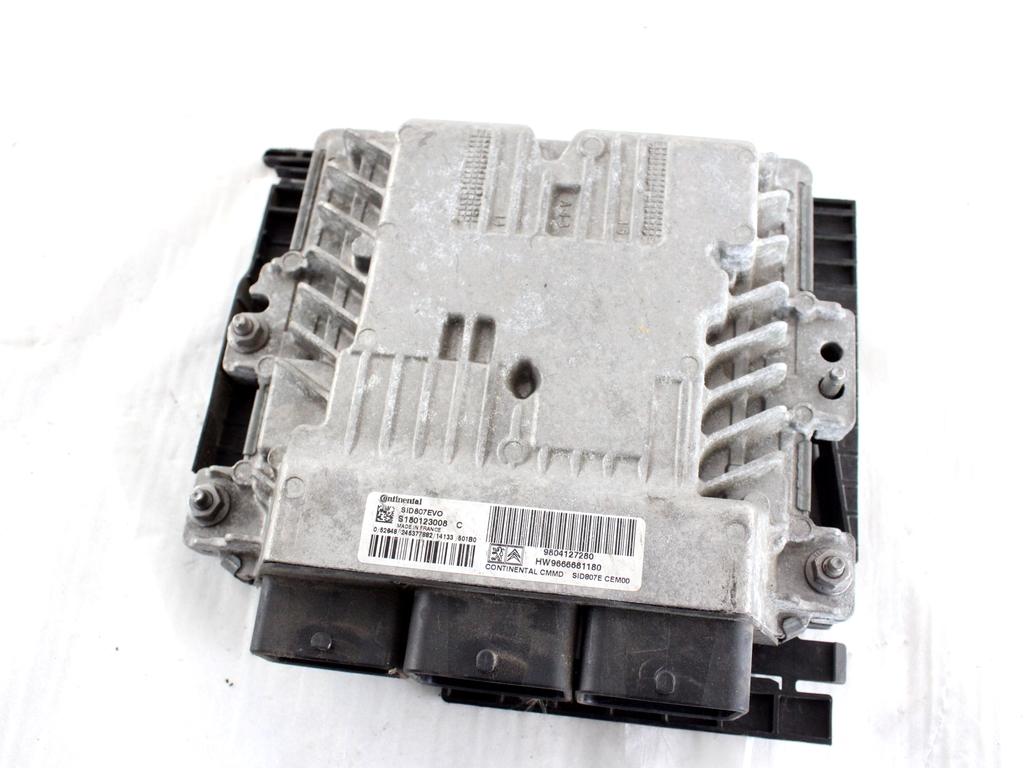 9804127280 CENTRALINA INIEZIONE MOTORE CITROEN C4 PICASSO 1.6 D 85KW 6M 5P (2014) RICAMBIO USATO