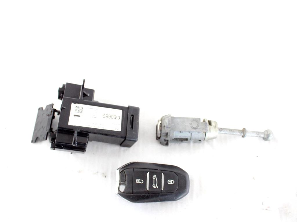 9800630080 KIT BLOCCHETTI ACCENSIONE APERTURA CON CHIAVE CITROEN C4 PICASSO 1.6 D 85KW 6M 5P (2014) RICAMBIO USATO