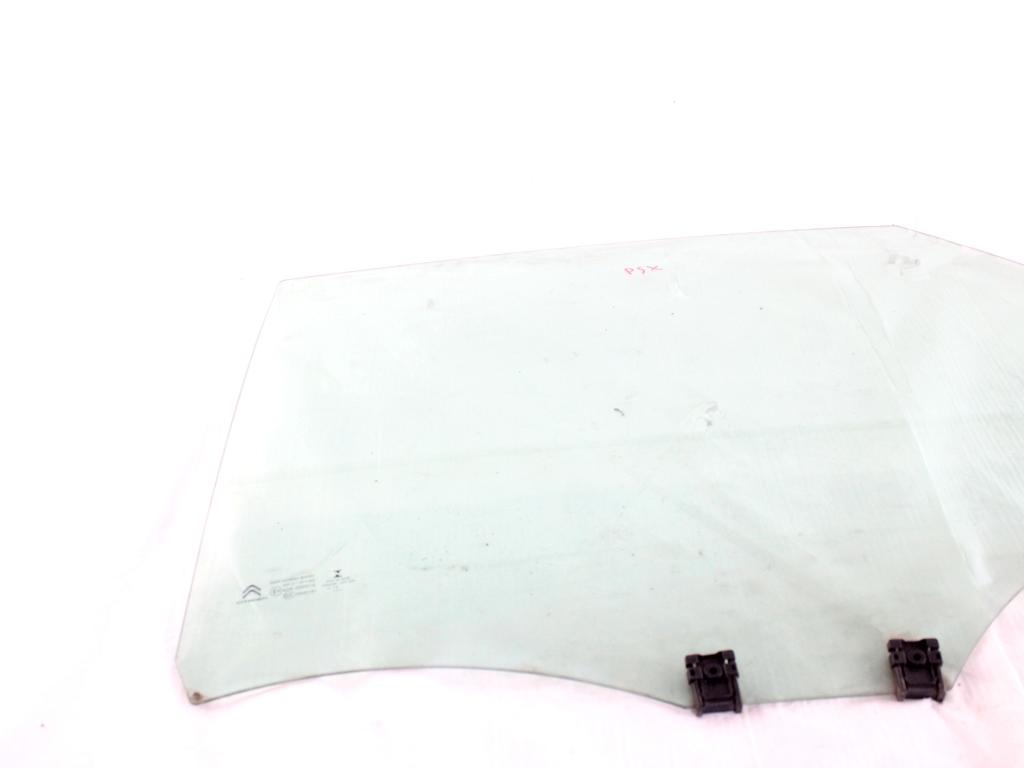 9675837380 VETRO SCENDENTE PORTA POSTERIORE SINISTRA CITROEN C4 PICASSO 1.6 D 85KW 6M 5P (2014) RICAMBIO USATO