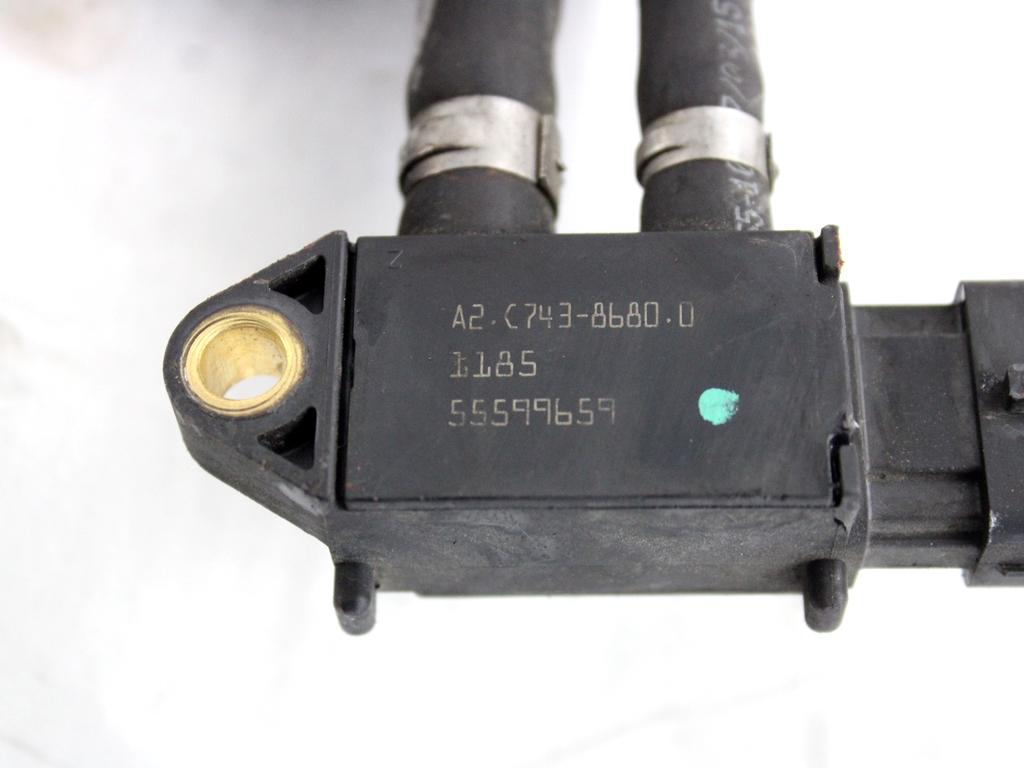 55599659 SENSORE DI PRESSIONE GAS DI SCARICO OPEL ASTRA K 1.6 D 100KW 6M 5P (2017) RICAMBIO USATO