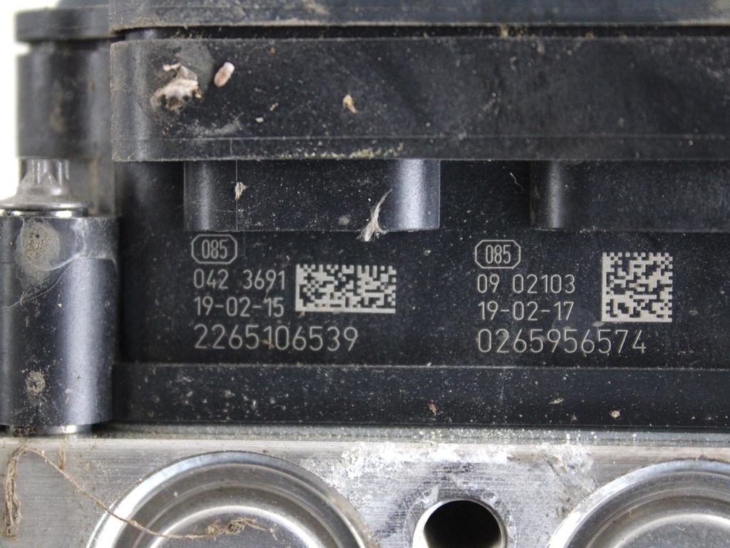 39087901 CENTRALINA POMPA AGGREGATO ABS OPEL ASTRA K 1.6 D 100KW 6M 5P (2017) RICAMBIO USATO