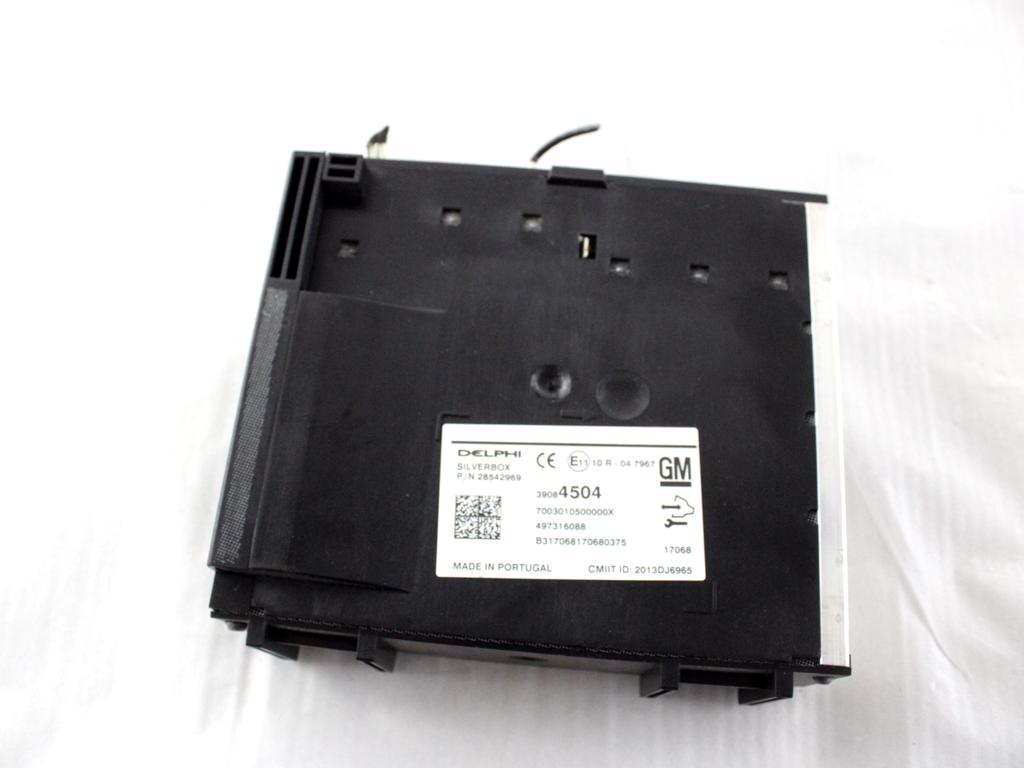 39084504 CENTRALINA MODULO SISTEMA DI NAVIGAZIONE SATELLITARE OPEL ASTRA K 1.6 D 100KW 6M 5P (2017) RICAMBIO USATO