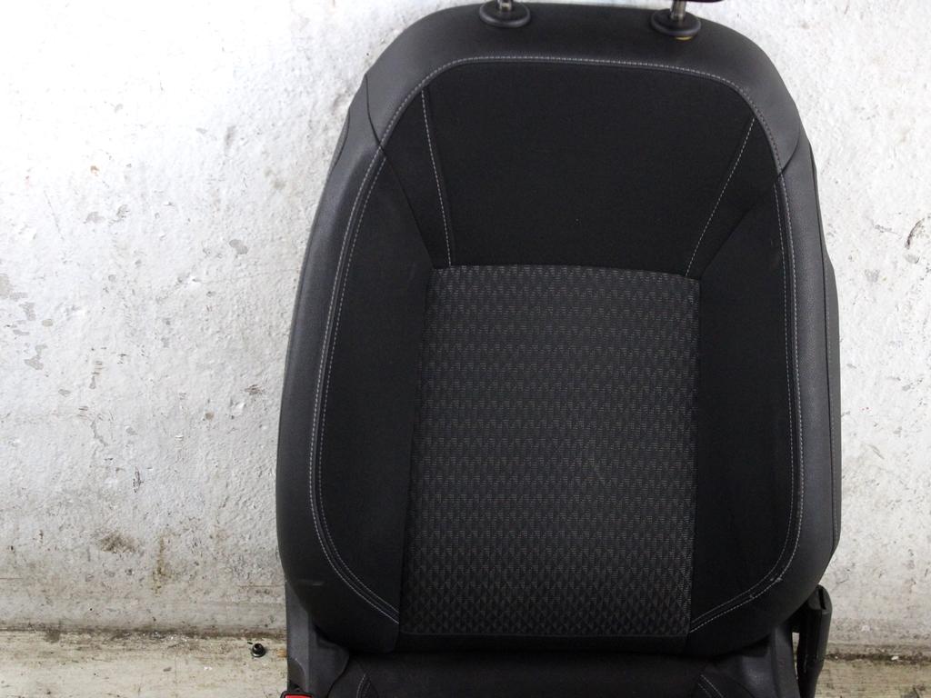 13522449 SEDILE ANTERIORE SINISTRO GUIDATORE IN PELLE E TESSUTO OPEL ASTRA K 1.6 D 100KW 6M 5P (2017) RICAMBIO USATO