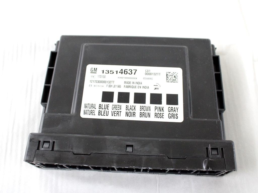 13514637 CENTRALINA BODY COMPUTER OPEL ASTRA K 1.6 D 100KW 6M 5P (2017) RICAMBIO USATO