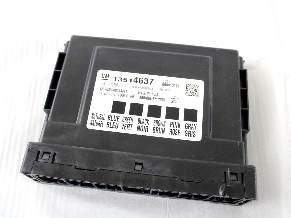 13514637 CENTRALINA BODY COMPUTER OPEL ASTRA K 1.6 D 100KW 6M 5P (2017) RICAMBIO USATO