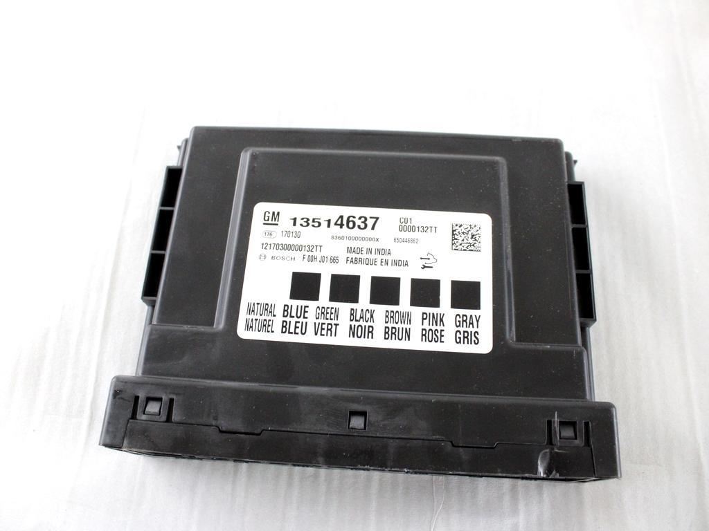 13514637 CENTRALINA BODY COMPUTER OPEL ASTRA K 1.6 D 100KW 6M 5P (2017) RICAMBIO USATO