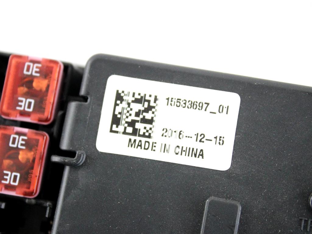 15533697 CENTRALINA FUSIBILIERA SCATOLA FUSIBILI RELÈ OPEL ASTRA K 1.6 D 100KW 6M 5P (2017) RICAMBIO USATO