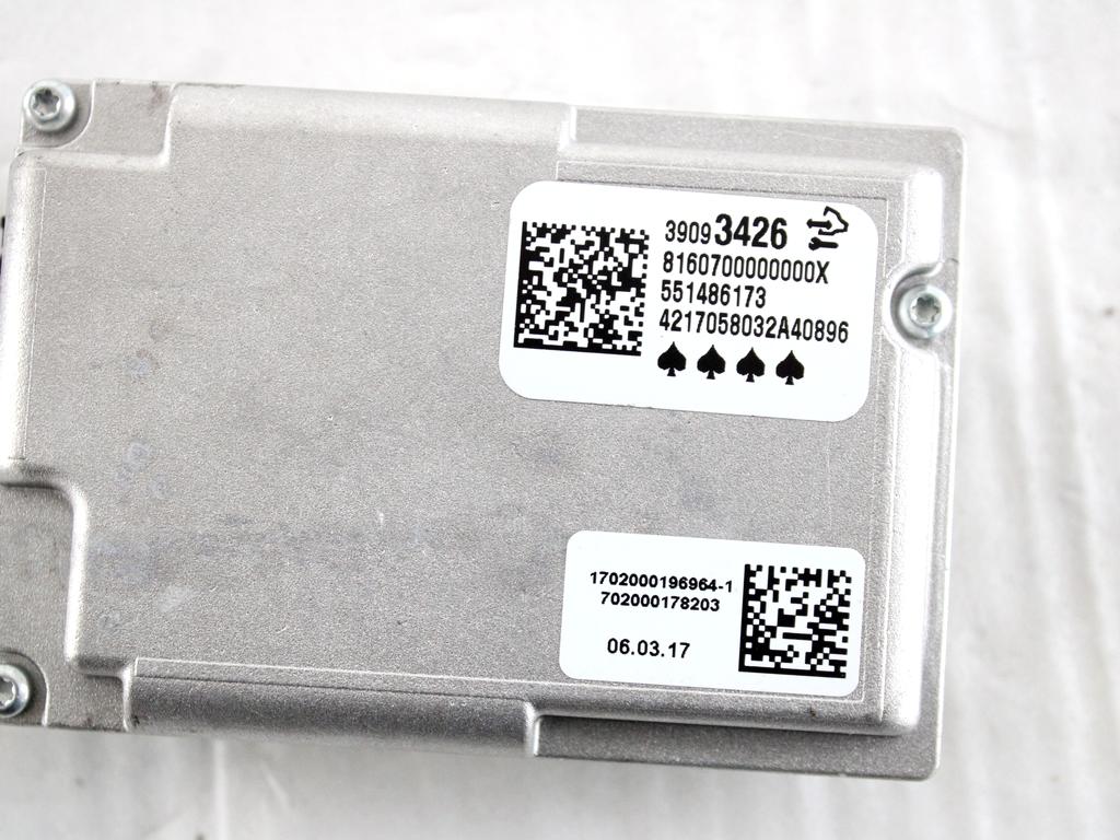 39093426 TELECAMERA FOTOCAMERA ANTERIORE OPEL ASTRA K 1.6 D 100KW 6M 5P (2017) RICAMBIO USATO