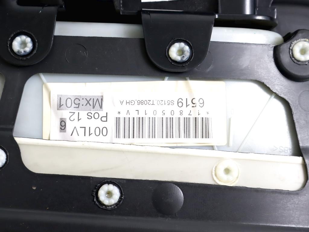 30755292 PANNELLO INTERNO PORTA ANTERIORE SINISTRA CON RIVESTIMENTO IN PELLE E TESSUTO VOLVO V50 SW 2.0 D 100KW 6M 5P (2009) RICAMBIO USATO 