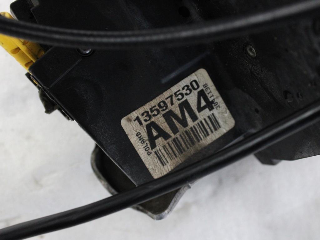 13597530 CHIUSURA SERRATURA PORTA ANTERIORE DESTRA OPEL ASTRA K 1.6 D 100KW 6M 5P (2017) RICAMBIO USATO