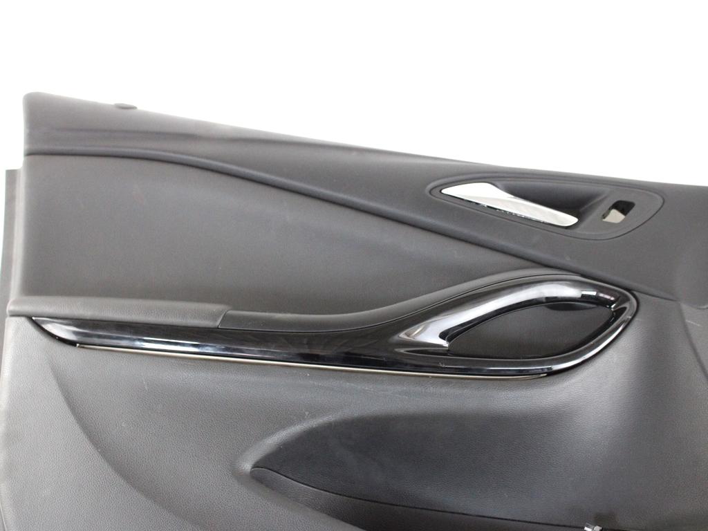 39145594 PANNELLO INTERNO PORTA ANTERIORE SINISTRA CON RIVESTIMENTO IN PELLE OPEL ASTRA K 1.6 D 100KW 6M 5P (2017) RICAMBIO USATO